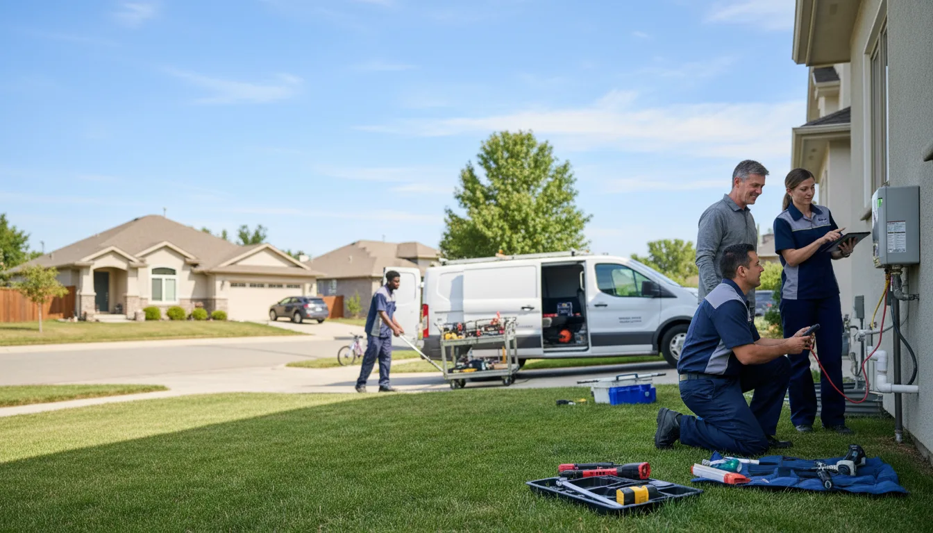 Tankless water heater service in Detroit, TX